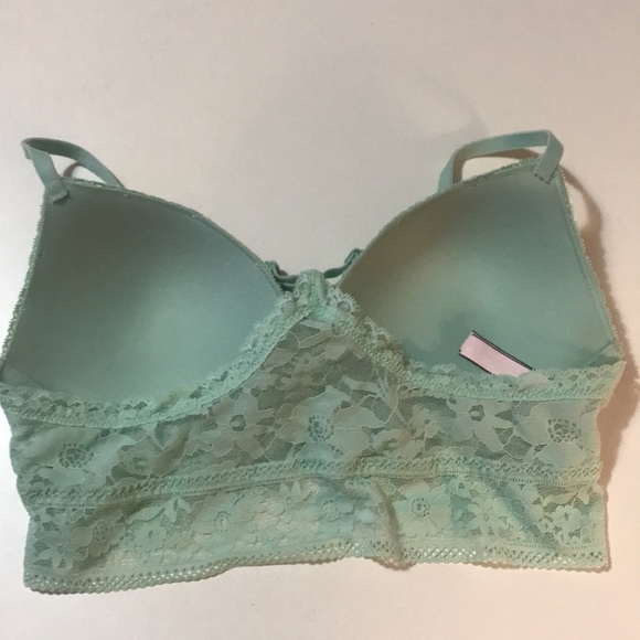 Victoria’s Secret Earie Bralette Sz Med in Mint lace - Picture 2 of 5
